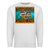 Oatmeal Heather sunflowers cowhide leopard texas map Premium Sweatshirt - BarkalooDesign