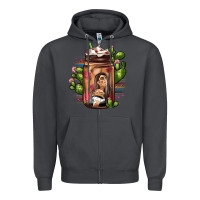Smoke mexican coffee cup cactus Zipper Hoodie - JahusDesignShop