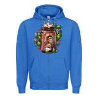 True Royal mexican coffee cup cactus Zipper Hoodie - JahusDesignShop