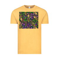 Vintage Mustard mardi gras fleur de lis Vintage Tee - RanaPortraitStore