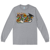 Heather Grey senior 2023 Long Sleeve Tee - CowhideDigitalArt
