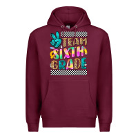 Burgundy team sixth grade Premium Hoodie - NancyCooperArtShop