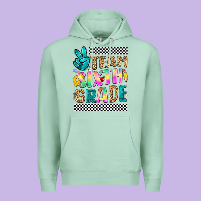 Team Sixth Grade Premium Hoodie Designed By Nancycooperartshop