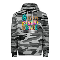Slate Camo team sixth grade Premium Hoodie - NancyCooperArtShop