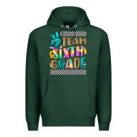 Sports Green team sixth grade Premium Hoodie - NancyCooperArtShop