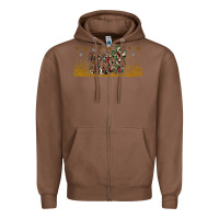 Chestnut merry christmas cross Zipper Hoodie - JahusDesignShop