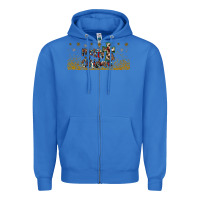 True Royal merry christmas cross Zipper Hoodie - JahusDesignShop