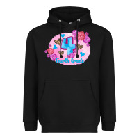 Black back to school flowers fourth grade 3200x2400 Heavyweight Hoodie - AdoDesignShop