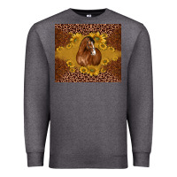 Charcoal Heather horse Premium Sweatshirt - BarkalooDesign