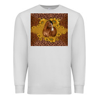 Dove Grey horse Premium Sweatshirt - BarkalooDesign