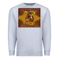 Heather Grey horse Premium Sweatshirt - BarkalooDesign
