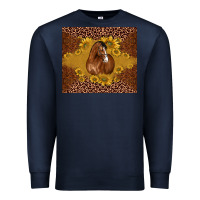Navy horse Premium Sweatshirt - BarkalooDesign