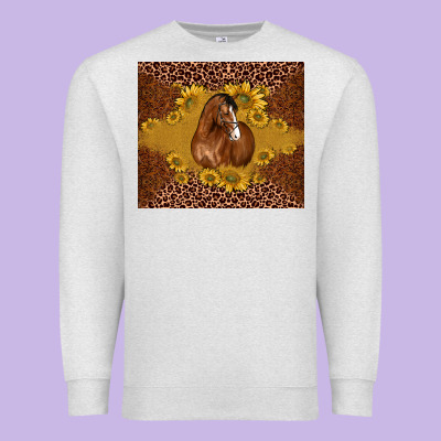 Horse Premium Sweatshirt Designed By Barkaloodesign