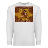 Oatmeal Heather horse Premium Sweatshirt - BarkalooDesign