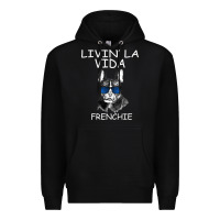 Black Livin' la vida Frenchie Premium Hoodie - Bettercallsaul