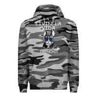 Slate Camo Livin' la vida Frenchie Premium Hoodie - Bettercallsaul