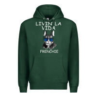 Sports Green Livin' la vida Frenchie Premium Hoodie - Bettercallsaul