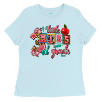 Baby Blue little miss 3rd grade Ladies Tee - AdoDesignShop