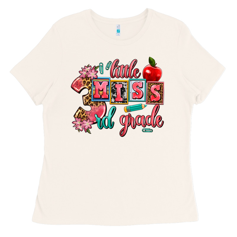 Little Miss 3rd Grade Ladies Tee by AdoDesignShop | Teevron