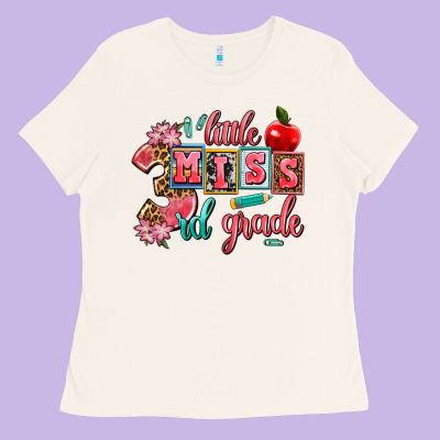 Little Miss 3rd Grade Ladies Tee Designed By Adodesignshop