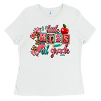 White little miss 3rd grade Ladies Tee - AdoDesignShop