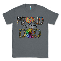 Charcoal Heather proud autism dad Classic Tee - SublimationCraftShop