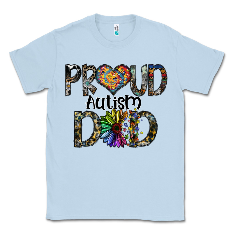 Proud Autism Dad Classic Tee by SublimationCraftShop | Teevron