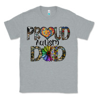 Heather Grey proud autism dad Classic Tee - SublimationCraftShop