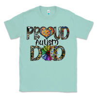 Seafoam proud autism dad Classic Tee - SublimationCraftShop