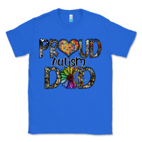 True Royal proud autism dad Classic Tee - SublimationCraftShop