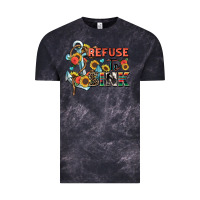 Cloud Black refuse to sink Vintage Tee - Zillion Design Studio