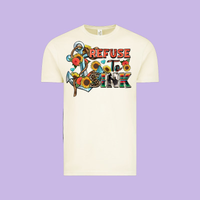 Refuse To Sink Vintage Tee Designed By Zillion Design Studio