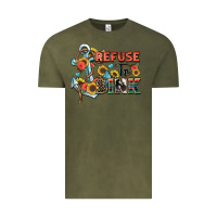 Vintage Olive refuse to sink Vintage Tee - Zillion Design Studio