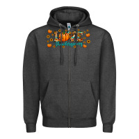 Charcoal Heather love thanksgiving Zipper Hoodie - JahusDesignShop