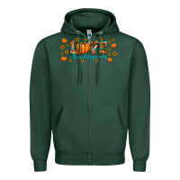 Sports Green love thanksgiving Zipper Hoodie - JahusDesignShop