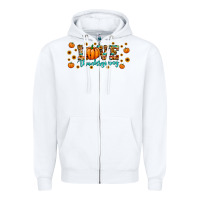 White love thanksgiving Zipper Hoodie - JahusDesignShop