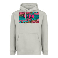 Moon Dust pink roses mama of girls license plate Heavyweight Hoodie - Artiststas