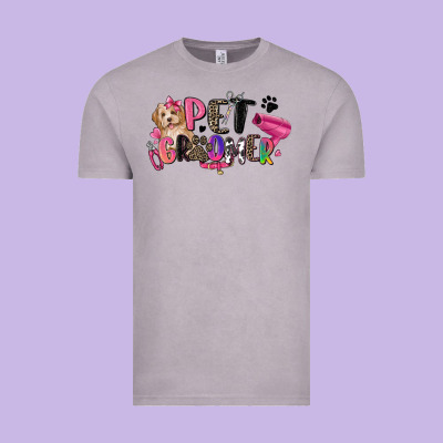 Pet Groomer Vintage Tee Designed By Zillion Design Studio