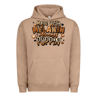 Made With Melanin Always Poppin' Urban Hoodie | Teevron