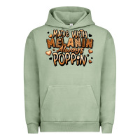 Pigment Oil Green made with melanin always poppin' Urban Hoodie - LillyAllenDesigns