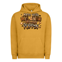Pigment Peanut Butter made with melanin always poppin' Urban Hoodie - LillyAllenDesigns
