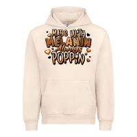 Sandshell made with melanin always poppin' Urban Hoodie - LillyAllenDesigns