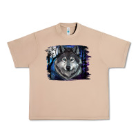 Burro wolf and full moon Urban Heavy Tee - RanaPortraitStore
