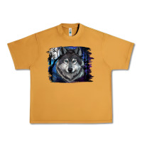 Peanut Butter wolf and full moon Urban Heavy Tee - RanaPortraitStore