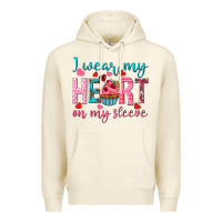 Tofu i wear my heart on my sleeve Premium Hoodie - NancyCooperArtShop