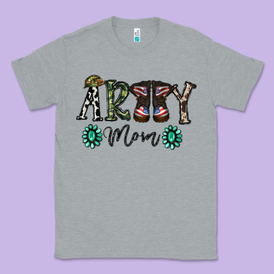 Army Mom Classic Tee Designed By Sublimationcraftshop