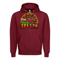 Burgundy racing season Zipper Hoodie - AdoDesignShop