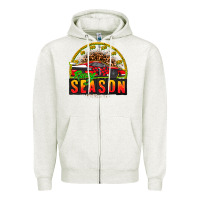 Oatmeal Heather racing season Zipper Hoodie - AdoDesignShop