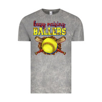 Cloud Rock busy raising ballers softball Vintage Tee - texasbilliewilder