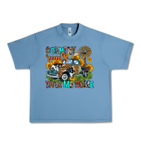 Pebble Blue country roads take me home Urban Heavy Tee - Zillion Design Studio